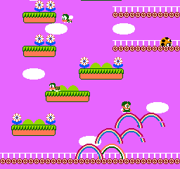 Rainbow Islands - The Story of Bubble Bobble 2 (Japan) In game screenshot